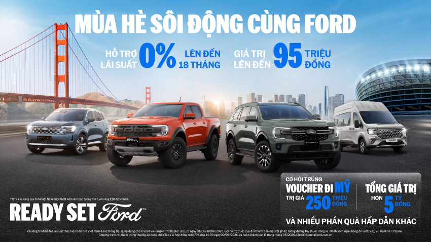 Ưu đãi Ford tháng 6