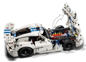 Dodge Viper GTS-R bản Lego Technic, có piston V10 chuyển động