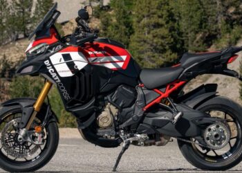 Ducati Multistrada V4 phiên bản Pikes Peak 2027 với diện mạo lấy cảm hứng từ MotoGP