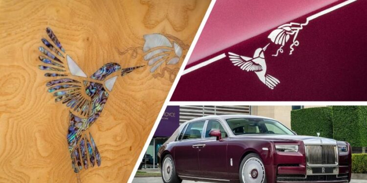Độc bản Rolls-Royce Phantom Hummingbird: Khi vỏ bào ngư trở thành tuyệt tác nghệ thuật