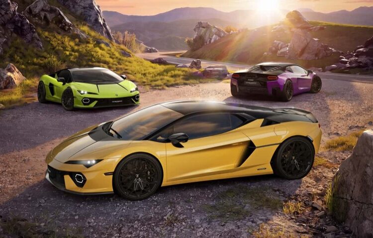 Lamborghini Temerario Tettonero nóc và nắp capô đen