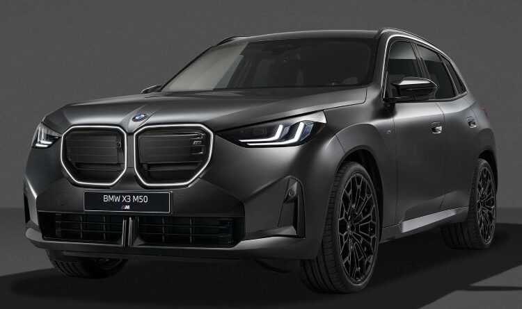 BMW X3 M50 xDrive 2027 tăng công suất, bổ sung gói Black Package