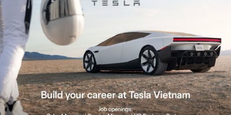 Sau hơn 1 tháng thành lập, Tesla Việt Nam chính thức tuyển dụng nhân sự