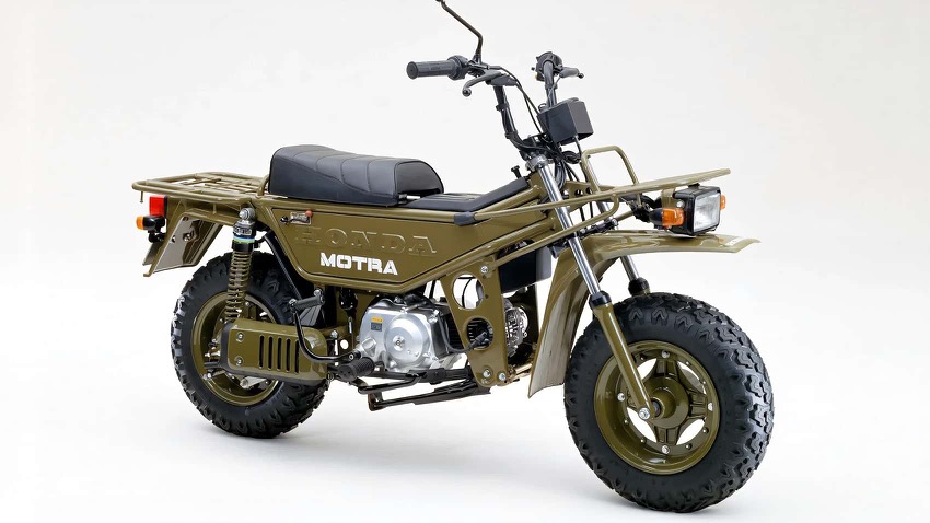 Động cơ 49 cc và hộp số phụ của Honda Motra 1982