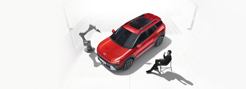 Hyundai Bayon nhìn từ trên cao