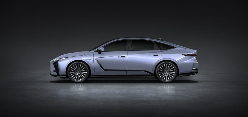 Lexus ES thế hệ mới nhìn ngang