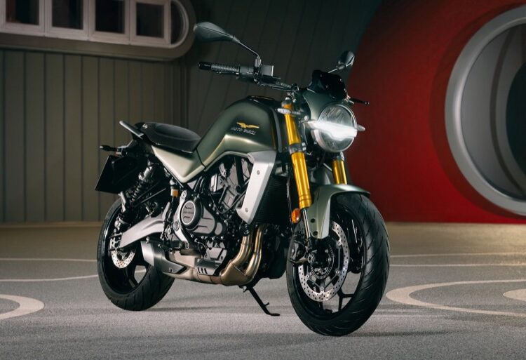 Moto Guzzi The Trip 500 màu xanh xám