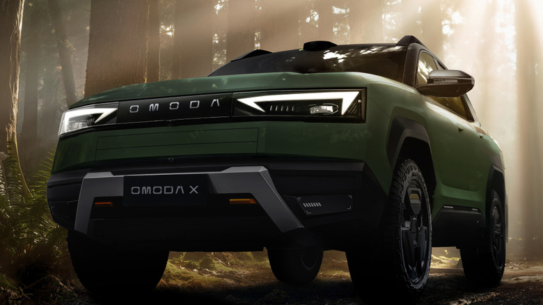 Omoda X concept có bản thuần điện và plug-in hybrid