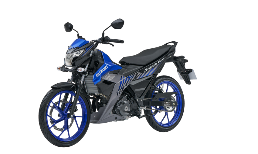 Suzuki Satria F150 màu xanh xám