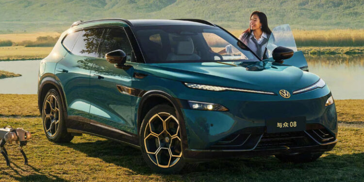 Volkswagen ID. UNYX 08, mẫu SUV điện dùng kiến trúc điện tử phát triển cùng Xpeng